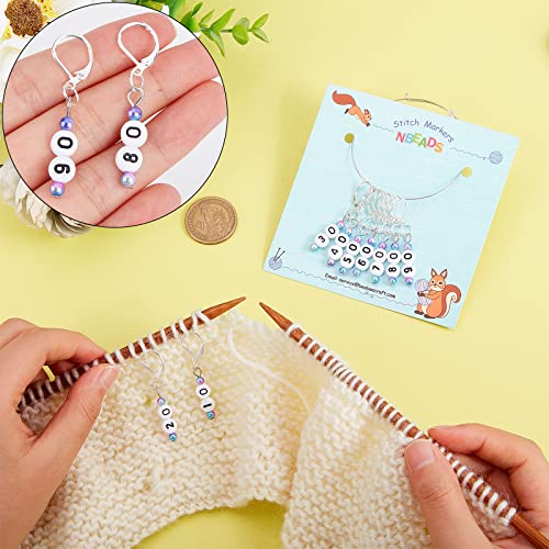 Stitch Markers, Enamel Legering haak steek Marker Charms Removable Lobster sluiting vergrendeling Stitch Marker voor breien Weven Naaien Accessoires, Acryl