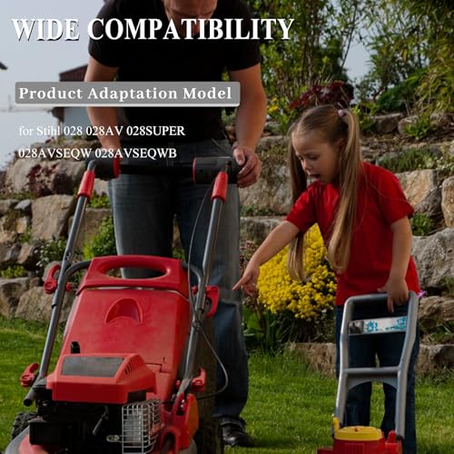 Brandstof voor Stihl 028 028AV 028SUPER 028AVSEQW 028AVSEQWB Vervangt Tillotson HU-4, met luchtfilter, oliefilter, olieslang, brandstofslang, bougie 3