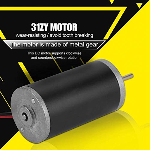 DC Motoren, 31ZY 6V / 12V / 24V 3500-8000RPM High Speed CW/CCW-DC Motor voor DIY Generator (12V 4000rpm) 3