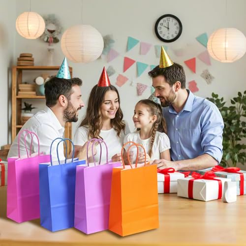 10 STKS Regenboog Kleine Papieren Feestzakken 5