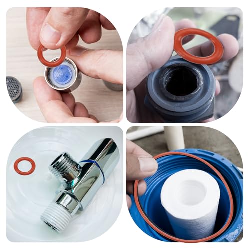 O-Ring Siliconen 7mm OD 3mm ID 2mm breed, 100st Metrische Seal, Vmq, Hydraulische Compressor Valve Reparatie Vervanging Rood 5