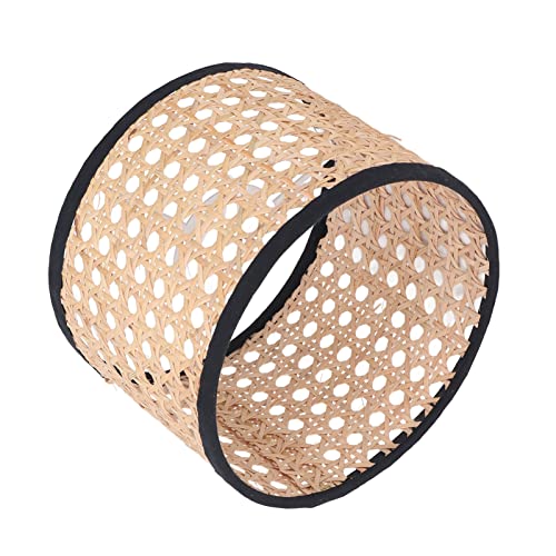 Gevlochten Rattan Lampshade, Hexagonale Polygonale Vorm, Delicate Verpakking, Gewichtloos, Uitstekende Licht Transmissie, Rattan Lampshade Voor Kroonluchters 4
