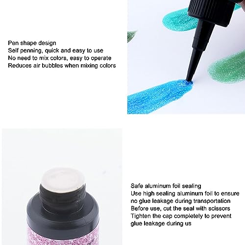 UV Harsset met kleurrijke Glitter en Epoxy Drop voor handgemaakte sieraden - voor DIY- en kunstprojecten (#3)