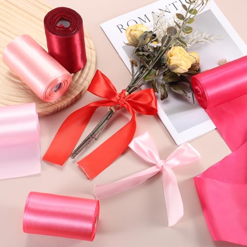 Satin Ribbon Roll 15,5 cm x 20 m, Cadeauverpakking Ribbon voor het snijden Ceremony Set, Grote Opening, Auto Arch Stoel, DIY Naaien, Ambachten, Bruiloft Decoratie, Donker Groen 4