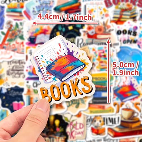 Lezen Sticker Set Kinderen Tieners 200st Waterdicht lezen Vinyl Decals Laptop Skateboard Kofferhelm Autofiets Mobiele telefoon motorfiets Scrapbook Dagboek Mugs 5