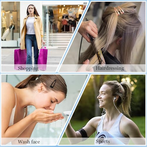 10 st. Dubbele Grip Hair Clips: Non-slip Metal Snap Kids Hair Clips voor meisjes (5 kleuren) 3
