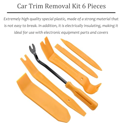 6 st Levergereedschappen, Autoset, Demontagegereedschappen, Auto Trim, Deur Trim, Gereedschap, Trim Wedges, Auto Demontage Gereedschap, Plastic Lever Gereedschap, Auto Clip Lifter 3