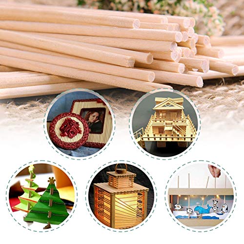 10 stücke 30cm Long DIY Holz Handcraft Stöcke Small Holzbau Stöcke(4MM*30CM)