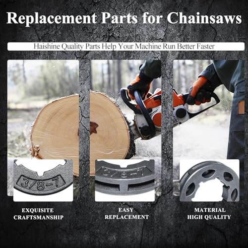 3/8" Rim Sprocket, Pitch 7T 19mm kettingzaag voor Stihl MS360 MS310 Husqvarna 154 254 50 51 55#18720 Vervangingsonderdelen (5PCS) 4