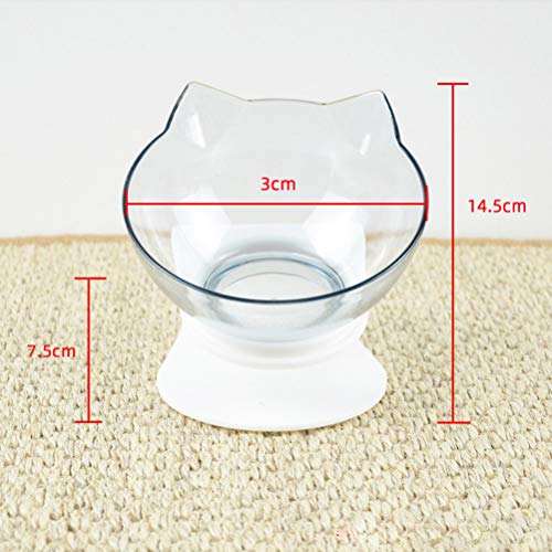 Voeden Bowls voor katten voeden Bowls voor katten gekanteld / dubbel nest doos met stand 15° hellen platform nest tray duurzaam demonteerbaar 5