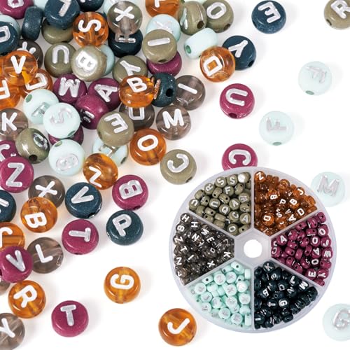 48G brief sieraden kralen 4mm platte ronde Ronde brief spacer kralen 6 kleuren Willekeurige letters acryl alfabet ambachtelijke kralen voor DIY armband hangende ornamenten