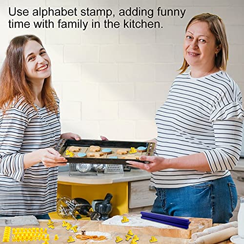 Cookie stempel alfabet nummer & letter cookies cutter embosser cutter fondant maken DIY gereedschap elke post letter 72 st