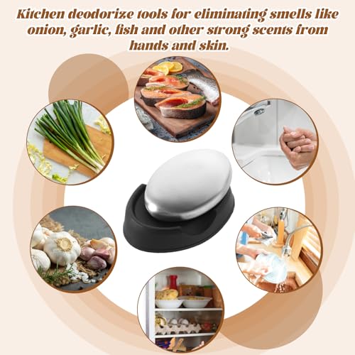 2 st Roestvrij stalen zeep met opslagbak, roestvrij staal zeep, metaalzeep, zeepgrinder, vaste zeep, keukenzeep, roestvrij staal schoner, keuken, anti-odor zeep, geurneutralizer (6.2_4.6