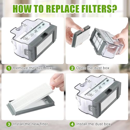 10Pcs Hepa Filter voor Lefant M2 M210 M210S M210B M210P M213 M213S/ voor OKP-leven K2 K3 K3A K4 K5 Robotstofzuiger 5