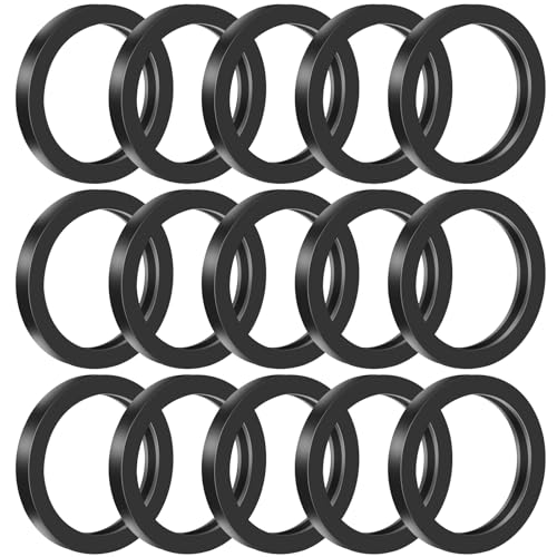 Verpakking van 15 vervangende gasbussen, rubberwasmachines, O-Ring brandstofhouder, lekdichte afdichting, compatibel met de meeste gasspuiten