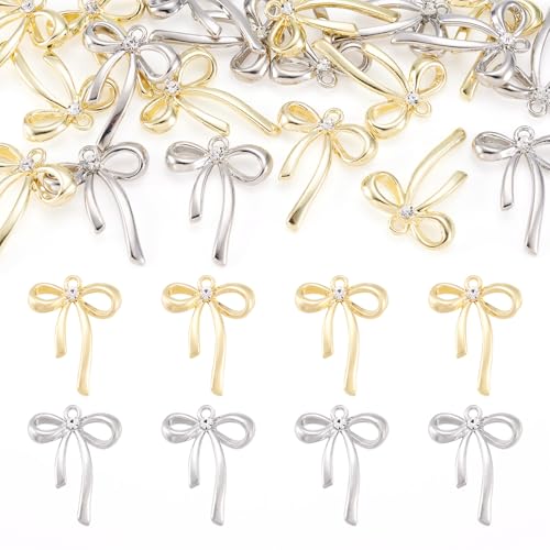 Bowknot Charms Bow Dangle Charms Bow Tie hangers voor ketting armband oorbellen DIY Craft Supplies