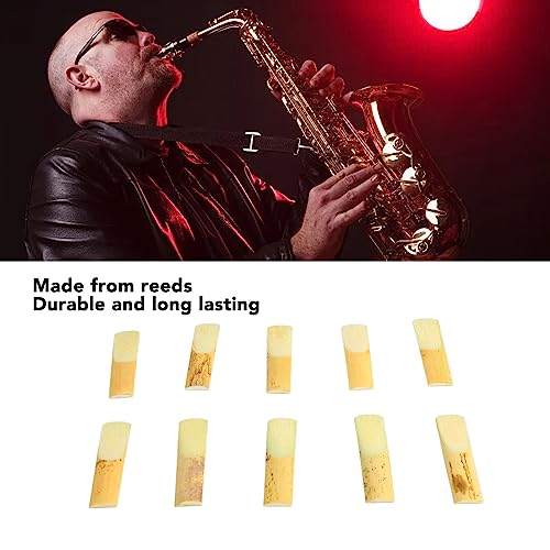 10 stuks Alto Saxophone Reed, Alto Saxofoon Traditioneel Reed voor Alto Saxofoon Kracht (maat 3) 4