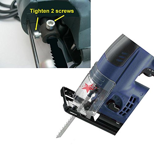Jigsaw Blades, 10-Piece Messet met opslagmouw, puzzelblad voor snijden Geoptimaliseerd voor het snijden van metaal, hout, PVC en kunststof 3
