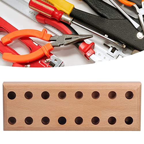 Tang Organizer, Plier Organizer Pine Wood Display Stand Base Houten Cutter houder Rack 16 gaten voor opslag, gereedschap dozen 3