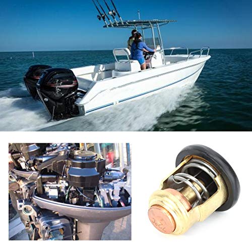 Mariene Thermostaat, Buitenboordmotorthermostaat Vervanging Buitenboordmotor 50 75 90115130 HP 72°C OEM 19300-ZV5-043 3
