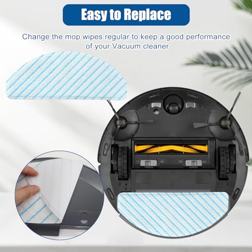10PCS-upgraded Cleaning Mop Cloth Wipes voor Ecovacs Deebot Ozmo T8 AIVI T8 Max/N8, N8 Plus N8+, N8 Pro, N8 Pro+ / T9 T9+ T9 AIVI, T9 Plus Stofzuiger 5