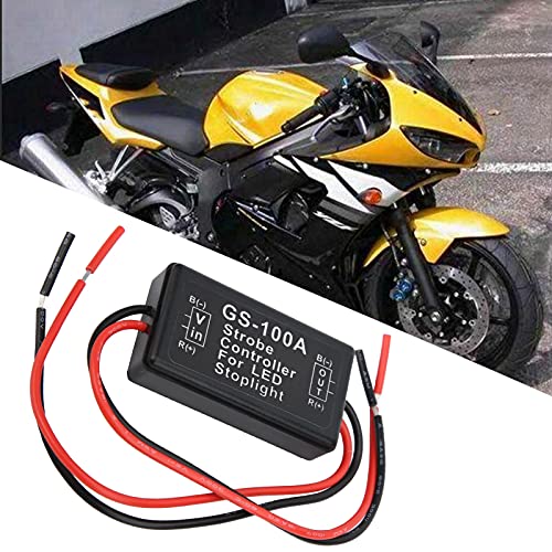 Flash control module led remlichten controller strobe GS 100A 12 tot 24V DC 3