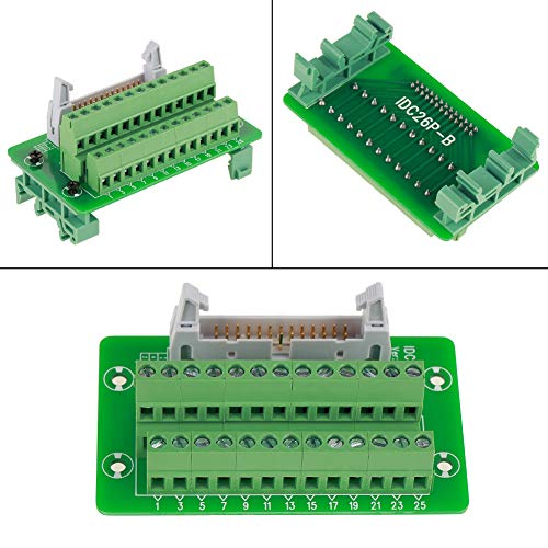 IDC-26P DIN Rail 26 Pin 5mm Transfer Terminal Blok horen mannelijke terminal bestuur met beugel 4