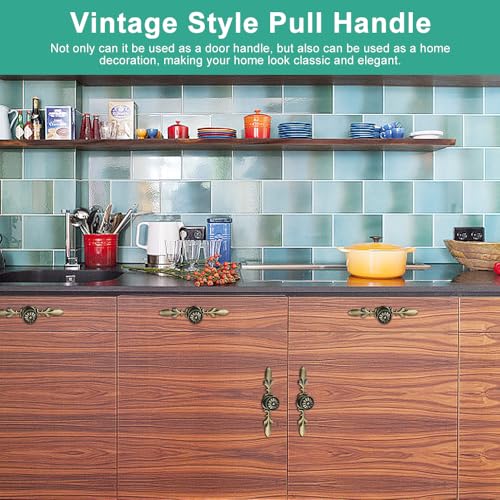 2 st. Vintage Kast Knobs, 25mm Antieke Bronzen Kast Knobs, Decoratieve Meubels Knobs, Lade Handgrepen, Ronde Meubels Deur Knobs met Montage Schroeven voor Lade Knobs Deur 5