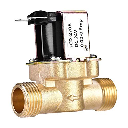 1/2"DC 24V Normaal gesproken gesloten Magnetische Solenoïde Valve Water Control