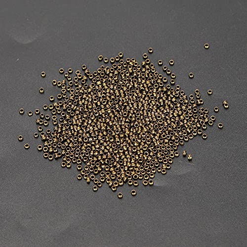 Ronde Spacer Kralen, DIY Stopper Kralen Makkelijk te gebruiken sieraden maken Stopper Kralen Duurzaam 500Pcs Knijp kralen voor ketting armband DIY(Bresze)