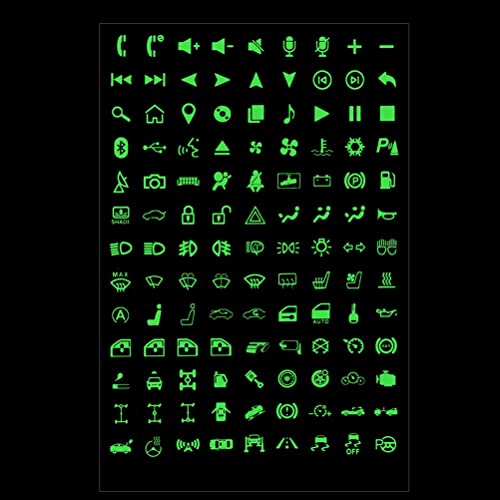 Multifunctionele Knop Stickers, Lichte Auto Sticker, Lichte Stickers, Automatische Sticker, Rocker Switch Label, Circuit Panel Stickers