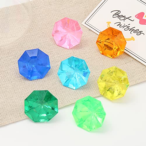 deko Diamanten 35 stuks 32mm Acryl Crystal Tafel Decoratie Sprinkle Decoratie Bruiloft Decoratie (32mm Kleurrijk) 3