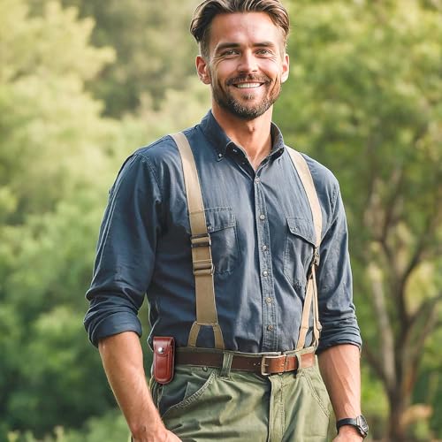 Leren Riem Mes Case, 12.5cm Leren Mes Case, Essen Mes Case, Opvouwbare Vouwbare Mes Case, Draagbaar Leren Vouwmes Case met Gesp