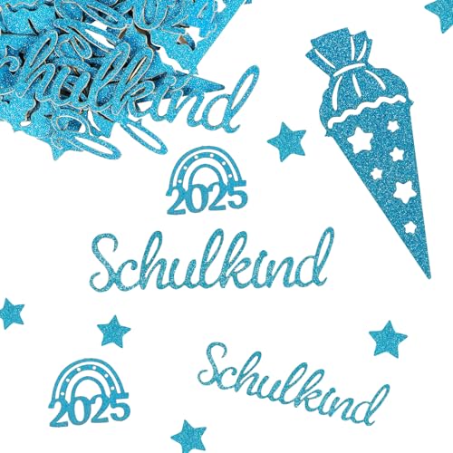 Konfietti Glitter School Kinderdecoratie Paper Inleiding tot School (Blauw)