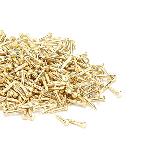 100 Pack Miniatuur Poppenhuis Scharnieren, 8 x 10mm Scharnieren voor kleine Hardware DIY Sieraden Box 4