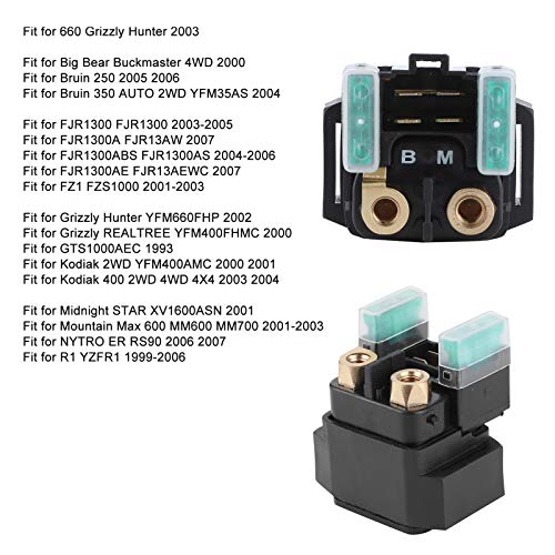 12V Starter Relay, Ersatzmagnetrelay Ersatz fitting voor YZF YFM Grizzly Kodiak, 4YR-81940-00-00-00