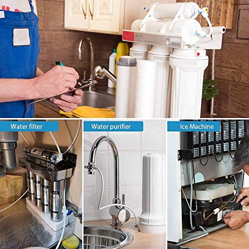 RO slang, Dujelixa 3/8' PE slang, koelkast waterpijp - 5m, waterzuivering buis (OD: 9.5mm), koelkast slangen, voor omgekeerde osmose systemen, waterfilters, koelkasten 5