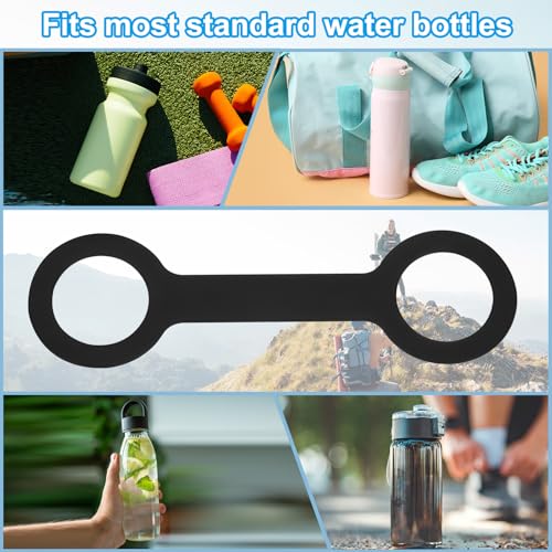 Waterfleshouder Grip, Portable Soft Silicone Non-slip Water Handvat Grip water fleshouder riem voor buiten 5