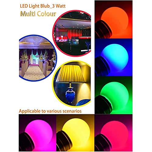 LED Light Bulb Bulb Color B22 3W Equivalent 30W 240LM B22 B22 Bayonet Lampen Garland Kleur LED Multicolor Bollen voor Home Bar Party - 20 stuks 3