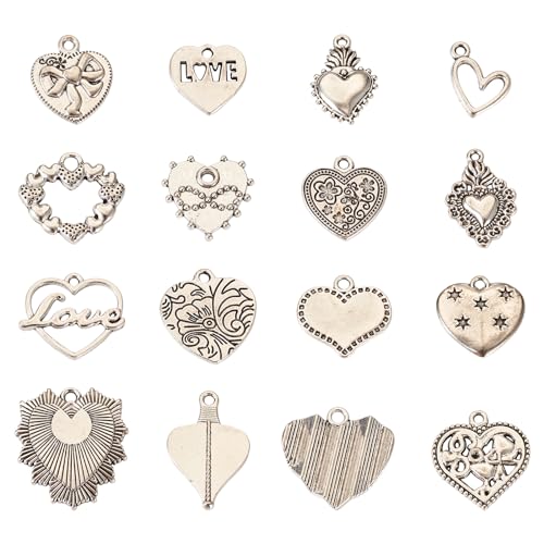 Tibetaanse Style Legering Charms Hangers voor armband ketting sieraden maken, Niet-precious Metaal, niet-edel metaal