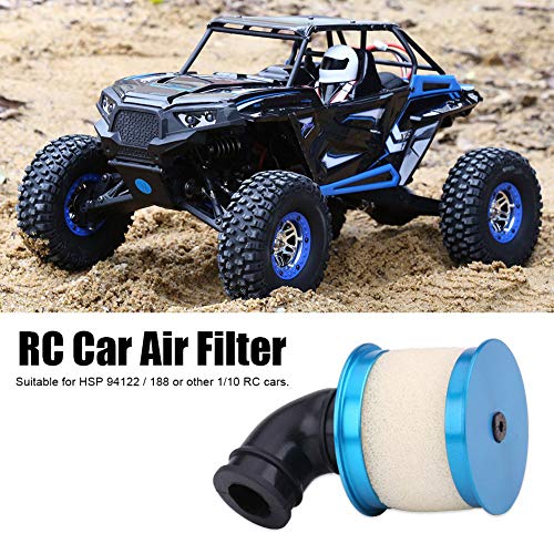 RC Car Air Filter, 3 Farbe Air Filter voor HSP 94122/188 1/10 Ferngesteuertes Modell Fahrzeug Zubehör (blau)