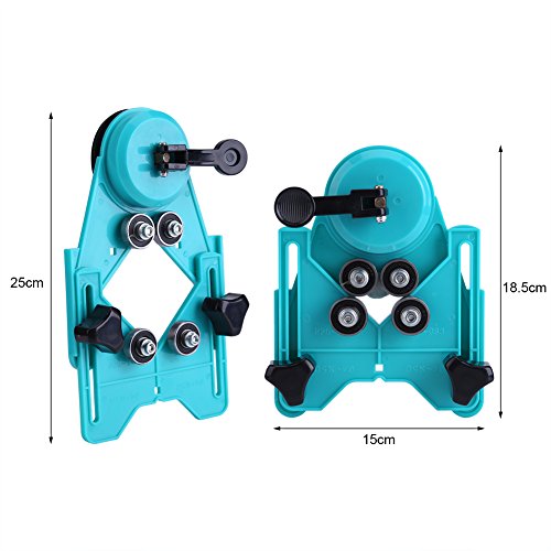 4mm-80mm Hole Finder verstelbare Boor Bit Keramische / Glas / Marmer Hole Saw Guide Sucker Base Locator 5