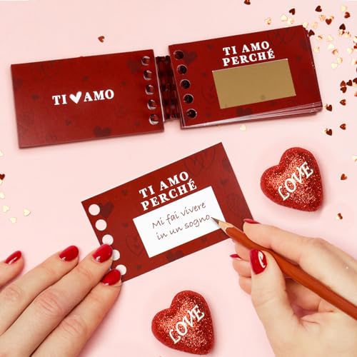 24 stuks Advent Calendar, Love Cards, Scratch Cards, Gepersonaliseerde Vanlentine Day Gift Idee voor Hem en haar, vriendje, bruiloft, verjaardag, kerst 5