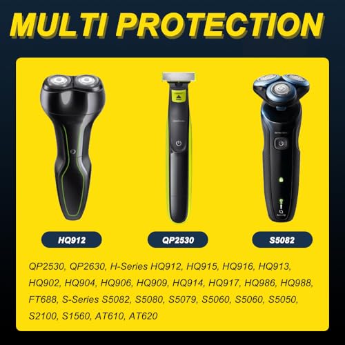 8V Type-C Shaver Charger Adapter Converter voor Philips 7000 5000 3000 Series OneBlade QP2530 Q2630 HQ850, USB-C Shaver Charger Converter met LED Light (2 Pack, Black) 4