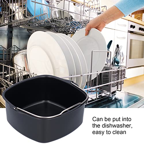 Cakevorm, Cake en Pizza Air Fryer Fryer Frying Pan Barrel Vorm, Iron Fryer Cake Pan Cake Barrel Friteuse Accessoires voor HD9925 HD9860 HD9905 01(22cm) 4