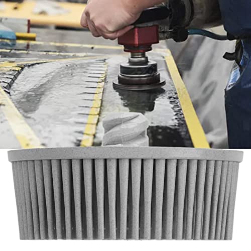 2 Inch penseel schijf slijpen borstel Shank On Penseel schijf 2 Inch penseel schijf Roloc penseel schijf 80 Grit penseel schijf voor Angle Grinder Br (Grijs)