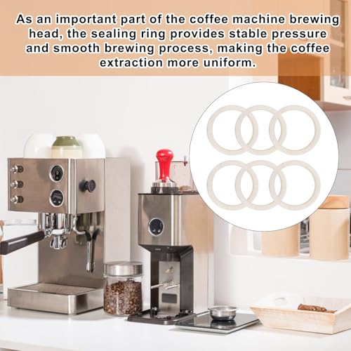 6 stuks Viltring Vervanging voor Breville Espresso Machine Mills, Wolring Compatibel met BES870, BES878, BES880, BES980, BCG820 Modellen Espresso Machine Accessoires 3