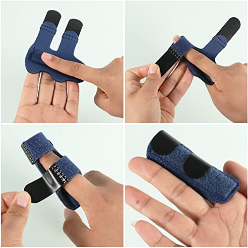 4 st. Finger Splint voor kinderen, Finger Splints Finger Brace voor Verwonde Vingerbescherming Finger Correctie Vertrouwen van de pijn sport verwondingen (4 kleuren) 4