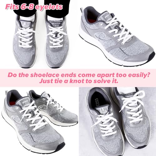 2 paar Plush shoelaces wit fluffy platte Laces zachte Plush Laces vervanging Fluffy Laces voor sneakers canvas schoenen vrouwen 5