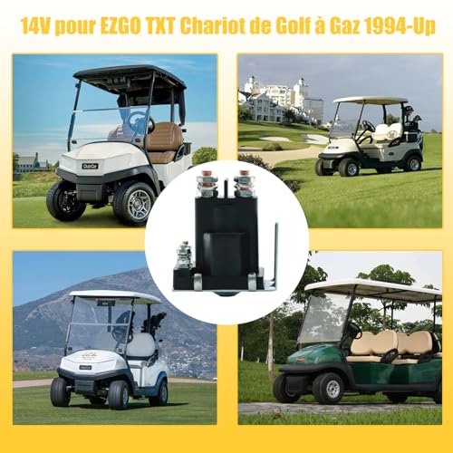 Solenoïde Relay Starter 14V voor EZGO TXT Gas Golf Cart 1994-Up vervangt OEM 27153-G01, 27153G01, 612813 voor Golfkar 4
